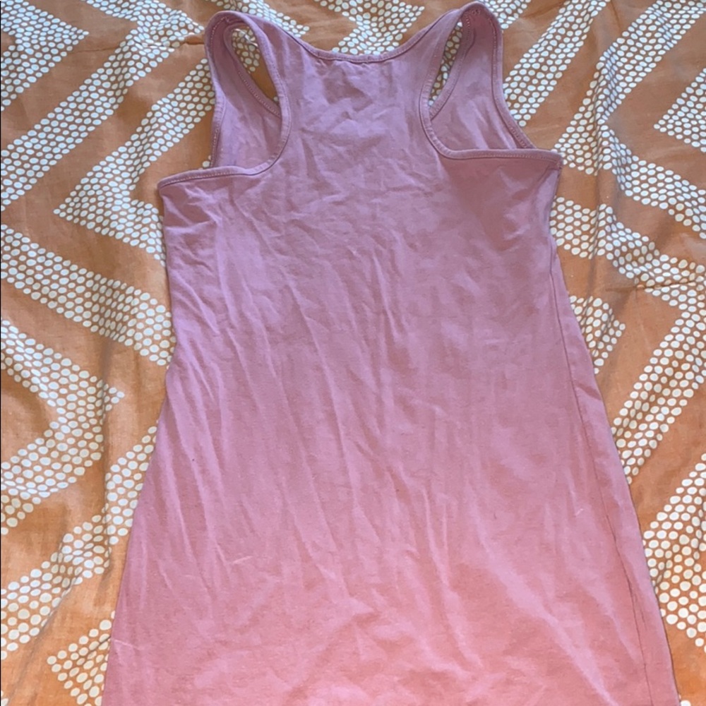 Fitted Pink Razorback Dress - Picture 3 of 3